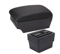 Reposabrazos Para Skoda Para Octavia Mk3 A7 2014-2017 Caja Reposabrazos Coche Piezas Reacondicionamiento Caja Almacenamiento Accesorios Coche USB Caja Almacenamiento Apoyabrazos(A Black white 7USB)