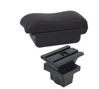 Reposabrazos Para Skoda Para Octavia Para Yeti Mk2 2005 2006 2007 2008 2009 2010 2011 2012 Caja De Almacenamiento Del Reposabrazos Apoyabrazos Del Coche(B red line 3USB)