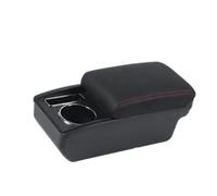 Reposabrazos Para Skoda Para Octavia Para Yeti Para Mk2 2005-2012 Accesorio Interior De Doble Capa Con Almacenamiento Caja(M1 red line 3USB)