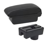 Reposabrazos Para Toyota Para Aygo X Accesorios Caja reposabrazos coche(Línea blanca A1 Sin USB)