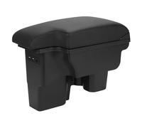 Reposabrazos Para Toyota Para Hilux 2010 2011 2012 2013 2014 2015 2016 2017 2018 2019 Caja reposabrazos coche(B2 Black corium)