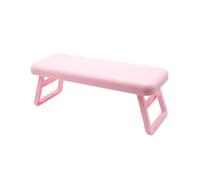 Reposabrazos Para UñAs Reposabrazos plegable for manicura, soporte for brazo, almohada, cojín, mesa, escritorio, reposabrazos, esponja, estera de, herramienta pulido, salón práctica(Pink)