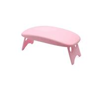 Reposabrazos Para UñAs Reposabrazos plegable for manicura, soporte for brazo, almohada, cojín, mesa, escritorio, reposabrazos, esponja, estera de, herramienta pulido, salón práctica(PinkA)