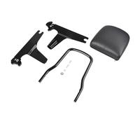 Reposabrazos Pasajero de Motocicleta Compatible con Harley Softail Heritage Classic 2000-2017 Respaldo de Barra Sissy Desmontable para Pasajero Trasero con cojín Barra de Agarre Trasera del Pasajero