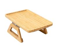 Reposabrazos plegable para sofá, soporte para bebidas de madera para | La bandeja de madera plegable mantiene los aperitivos de café y las cosas importantes a mano en los reposabrazos del sofá