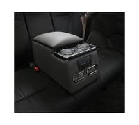 Reposabrazos Trasero Para Ford Para Fiesta Para Ecosport Para Mondeo Para Kuga Para Edge Interior Del Coche Con Atmósfera Y Carga(Model A Black)