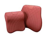 Reposacabezas Coche Almohada de apoyo X70 apta para Plus Big Mountain Sea King X90 Cojín de soporte para la cintura y reposacabezas apto para Jietu C(Red headrest+lumbar)