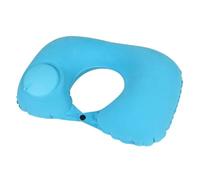 Reposacabezas Coche Cojin 1pc Neck Pillow Travel Pillows Airplanes Inflatable Super Light Portable U-Shape Automatic Cervical(Blue)