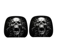 Reposacabezas Coche Divertidas Elásticas Delanteras Y Traseras Para | Pack De 2 Piezas s Halloween Apoyacabezas Coche Para Coche Familiar SUV Camión Tractor Remolque MPV