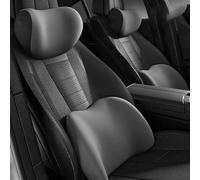 Reposacabezas Coche para Mini Cooper Mini One Paceman Clubman Countryman, Cojin Asiento Coche Espuma Memoria Almohada Viaje Ajustable Proteger Columna Cervical Adaptadores Sillas Coche Accesorios
