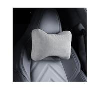 Reposacabezas de coche enchufable con asiento deportivo de competición, compatible con Benz, BMW, Audi, Tesla, Zeekr, Porsche, Ferrari, Maserati y accesorios de Alcantara.(A-4978 Light grey)