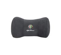 Reposacabezas de Coche para Alfa Romeo Stelvio Giulia Giulietta Sportiva Mito, Cojín para el Cuello del Coche Cómodo Transpirable, Reposa Cabezas, Almohada Cervical para Conducir y Viajar,C Black