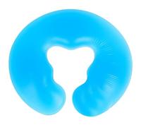 Reposacabezas de masaje de silicona en forma de U, almohada de gel antideslizante boca abajo con base dura para spa y masaje