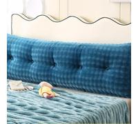 Reposacabezas triangular de terciopelo de conejo de lujo, almohada de lectura ergonómica, respaldo de alto valor para camas y sofás, funda de almohada extraíble y lavable (tamaño: 180 x 45 cm, color