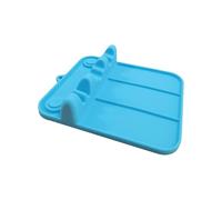 Reposacucharas antideslizante con ranuras de bloqueo de sabor, capacidad de 2 kg, organizadores de cocina de silicona, herramienta de separación de sabores