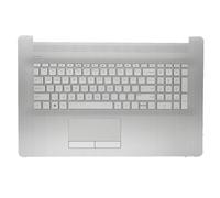 Reposamanos de repuesto para HP 17 x 17T-by 17-CA 17Z-CA Series Laptop Backlight Keyboard Touchpad Top Cover Assembly sin ODD L92784-001 Plata Natural