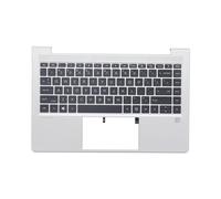 Reposamanos de repuesto para HP Probook 640 G8 645 G8 con teclado retroiluminado M21668-001 M21669-001