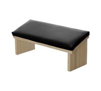 Reposamanos de uñas Reposabrazos para Nails Tech | Bevel Design Almohadillas de brazo de madera y cuero PU para manicura - Reposamanos de pulido de uñas robusto, accesorios de
