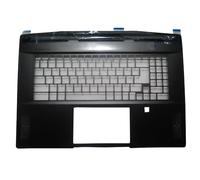 Reposamanos Negro para portátil para MSI Stealth GS77 MS-17P1 3077P1C212S0B22 E2P-7P103XX-TA2 con Puerto de Huella Dactilar, sin Panel táctil, Nuevo