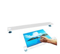 Reposamanos para pintura - Puentes De Descanso Hecho A Mano Inclinados Para Pintura | Altura De Soporte De Brazo Acrílico Transparente Ajustable Para , Estudiantes, Cajón, Maestro