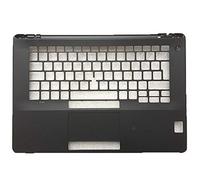 Reposamanos para portátil para DELL Latitude E7470 ZZA60 AP1DL000630 0Y4WD7 Y4WD7 con Hueco para Huella Dactilar, Negro, diseño británico, Carcasa Superior