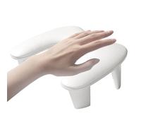Reposamanos para uñas - Reposamanos para uñas, soporte de manicura desmontable para arte de uñas - Reposamanos cómodo para uñas con almohadillas de cuero de PU para principiantes en técnicas de uñas