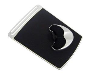 Reposamu ecas de gel y alfombrilla para rat n Fellowes Easy Glide, color negro 93730