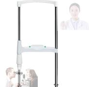 Reposamuñecas ajustable para instrumentos ópticos, diseño ergonómico curvado para mayor comodidad y precisión en optometría y exámenes oculares