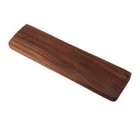 Reposamuñecas de madera para teclado, reposamuñecas para teclado | Soporte de protección de muñeca macizo de nogal negro - Reposamuñecas - Suministros de soporte de escritura para el hogar, empresa