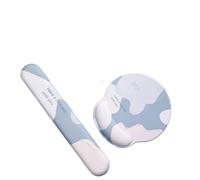 Reposamuñecas para Teclado 1PC Silicone Mouse Pad With Keyboard Wrist Set 3D Mousepad For Game Laptop Office Work Nonslip Ergonomic Hand Support Mice Mat(1 Set)