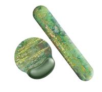 Reposamuñecas Para Teclado Estético Pintado Al Óleo - Soporte De Palma De Espuma De Nenúfar Monet, Almohadilla Ergonómica Antideslizante | Barra Para Aliviar El Dolor Mecanógrafo Para Ordenador