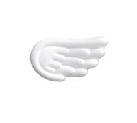 Reposamuñecas para Teclado Keyboard Mouse Wrist Rest Angel Wing Memory Foam Pad Set Support Ergonomic Non-Slip For Computer Laptop Easy Typing(White Short)