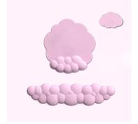 Reposamuñecas para teclado y ratón, ergonómico Cloud Wrist Rest, reposamuñecas de espuma viscoelástica, cómodo escritorio para oficina en casa, ordenador, ordenador portátil, juego