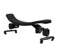 Reposamuñecas para violín 4/4 con hombro plegable para violín con pies ajustables en altura, cómoda almohadilla de espuma para niños y adultos