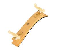 Reposamuñecas para violín de madera resistente, tamaño 4/4, barbilla ajustable y suave amortiguación, cómoda almohadilla de barbilla con textura de madera, almohadilla de hombro para violín con cómodo