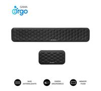 Reposamuñecas Subblim Ergo AirPadding Pack Teclado y Ratón AirMesh Negro
