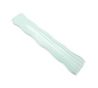 ReposamuñEcas Teclado Clear Mouse Wrist Rest Transparent Ergonomic Gel Pad Non-slip Comfortable Silicone School(Green-Keyboard Pad)