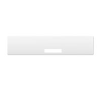 ReposamuñEcas Teclado Gaming Keyboard Wrist Rest Pad Ergonometric Memory Foam Anti-Slip Rubber Stable Base Palm 81 Keys Hand Support(White,2PCS)