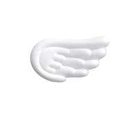 ReposamuñEcas Teclado Keyboard Mouse Wrist Rest Angel Wing Memory Foam Pad Set Support Ergonomic Non-Slip For Office PC Laptop Easy Typing(White Short)
