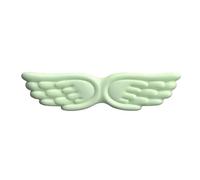 ReposamuñEcas Teclado Keyboard Mouse Wrist Rest Angel Wing Memory Foam Pad Set Support Ergonomic Non-Slip For Office PC Laptop Easy Typing(Gray Long)