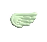 ReposamuñEcas Teclado Keyboard Mouse Wrist Rest Angel Wing Memory Foam Pad Set Support Ergonomic Non-Slip For Computer Laptop Easy Typing(Green Short)