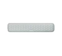 ReposamuñEcas Teclado Memory Foam Wrist Rest Pad For Keyboard And Mouse Slow Rebound Ergonomic Support(L Grey)