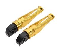 Reposapedales Estriberas Traseras De Aluminio Y Reposapiés Para Pasajero Para Speed Triple 1050, Sprint ST 1050 Y Sprint GT 1050(Yellow)