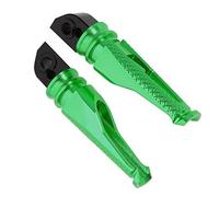 Reposapedales Estriberas Traseras De Aluminio Y Reposapiés Para Pasajero Para Speed Triple 1050, Sprint ST 1050 Y Sprint GT 1050(Green)