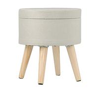 Reposapiés 1 pieza de ropa interior para equipaje taburete de silla lstered reposapiés redondo fe silla multifuncional con funda extraíble reposapiés para el hogar Star of Light