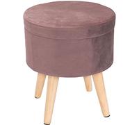 Reposapiés 1 pieza de ropa interior para equipaje taburete de silla lstered reposapiés redondo fe silla multifuncional con funda extraíble reposapiés para el hogar Star of Light