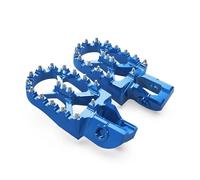 Reposapiés 57mm Motocicleta Clavijas para EXC300 EXC EXCF 125 200 250 300 350 400 450 500 2017-2023 SX SXF XC XCF 2017-2022 Reposapiés Delanteros(Azul)