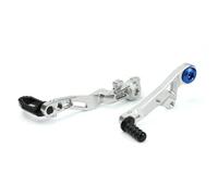 Reposapiés Accesorios Palanca Cambio Pedal Freno Pie Plegable Ajustable CNC Motocicleta Para R1250GS R 1250 GS Adventure ADV R1250 HP 2019-2023 FIXCOR(Plata)