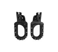 Reposapiés Accesorios Para CRF250R CRF450R CR125 CR250 CRF150R CRF250X CRF450X CRF250L CRF250M Motocicleta CNC Reposapiés Pedales FIXCOR(Black)