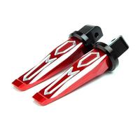 Reposapiés Accesorios Para KYMCO AK550 AK 550 2017-2024 2018 2019 Accesorios Pedales De Apoyo Patinete Reposapiés Trasero Motocicleta FIXCOR(Red)